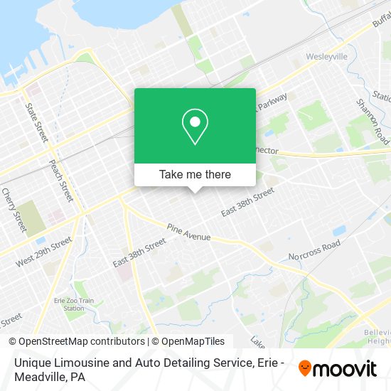 Unique Limousine and Auto Detailing Service map