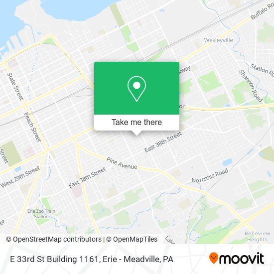 Mapa de E 33rd St Building 1161