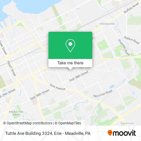 Mapa de Tuttle Ave Building 3324