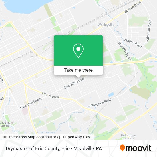 Drymaster of Erie County map