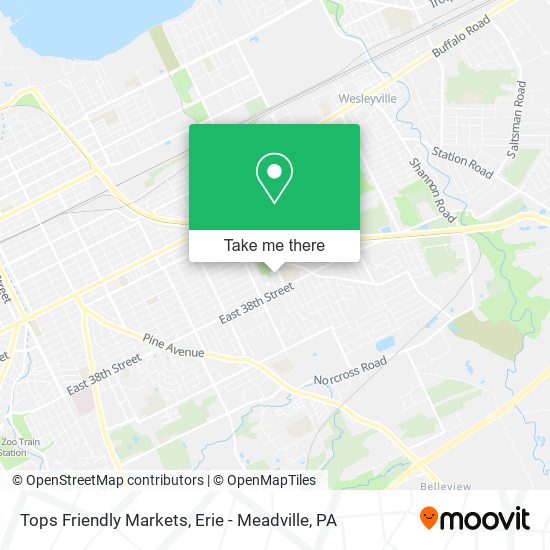 Tops Friendly Markets map
