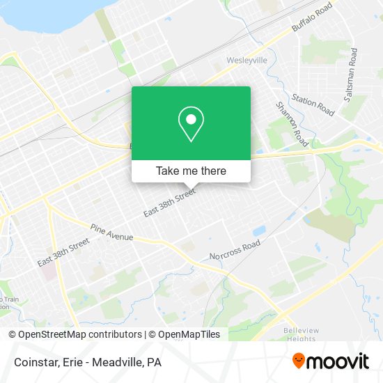 Mapa de Coinstar