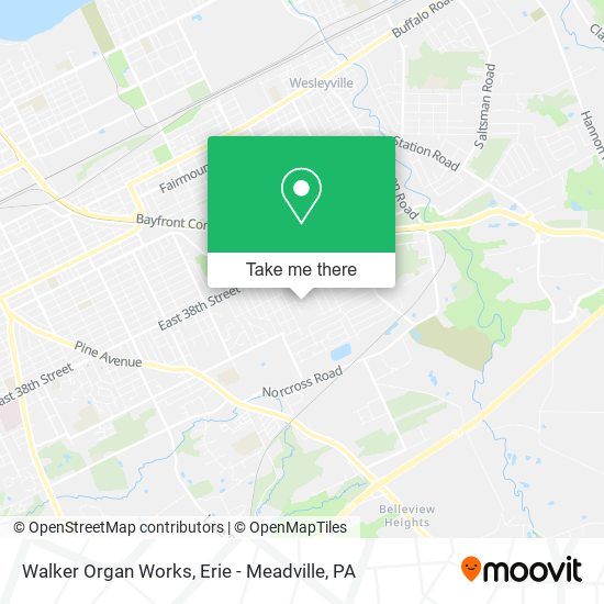Mapa de Walker Organ Works