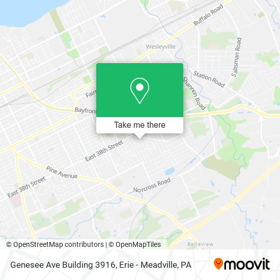 Genesee Ave Building 3916 map