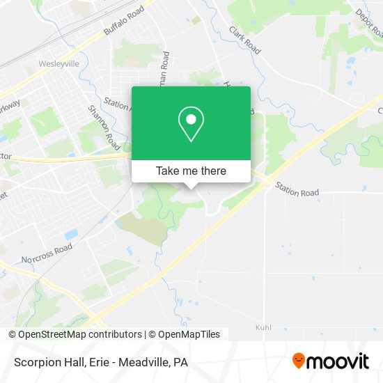 Mapa de Scorpion Hall
