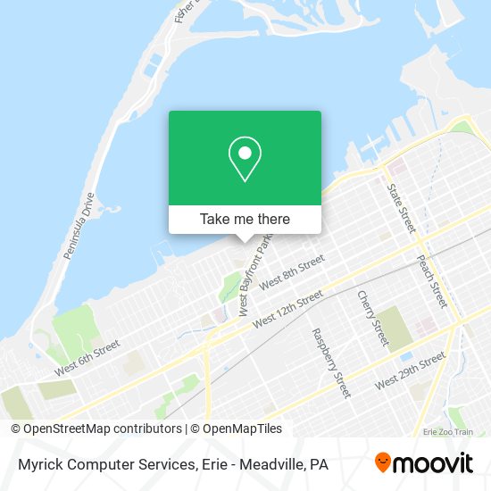 Myrick Computer Services map