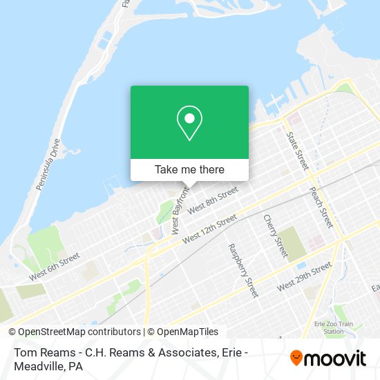 Tom Reams - C.H. Reams & Associates map