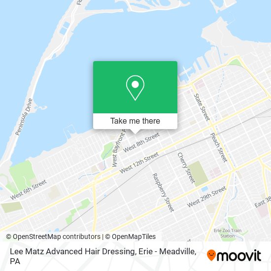 Mapa de Lee Matz Advanced Hair Dressing
