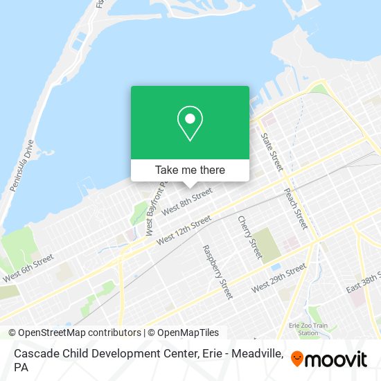 Cascade Child Development Center map