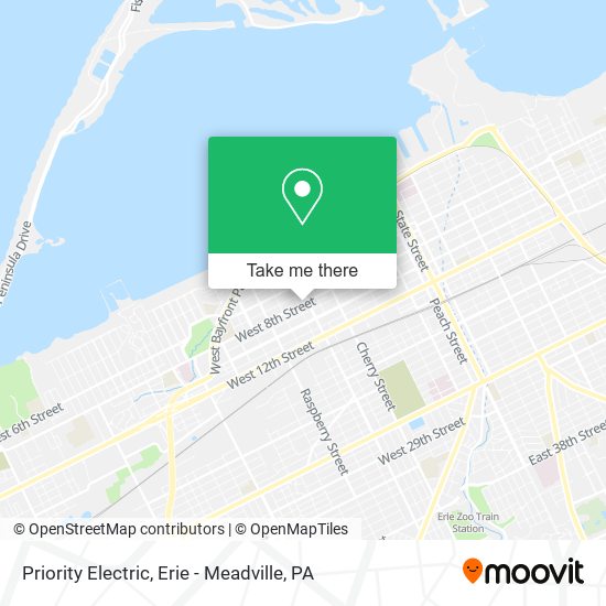 Priority Electric map