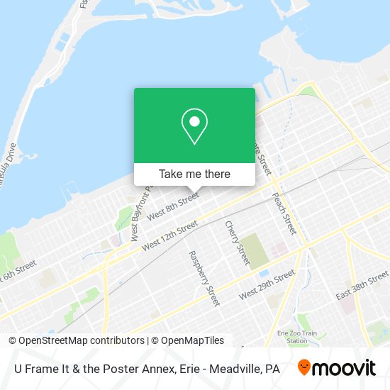 Mapa de U Frame It & the Poster Annex