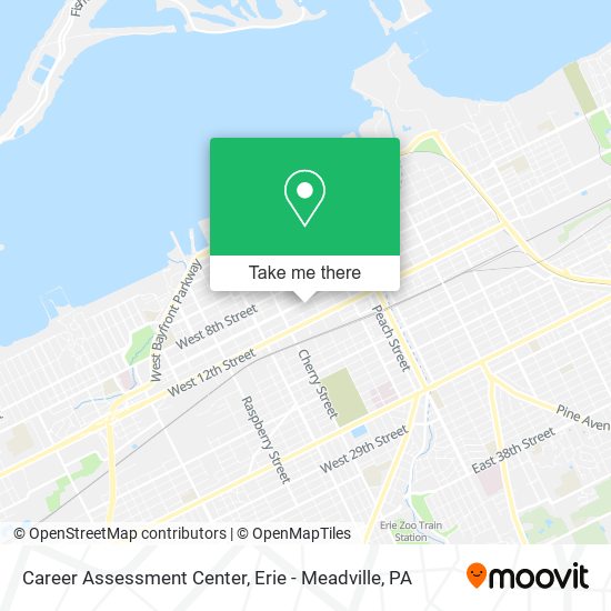 Career Assessment Center map