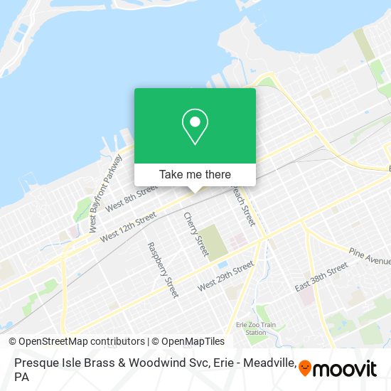Mapa de Presque Isle Brass & Woodwind Svc