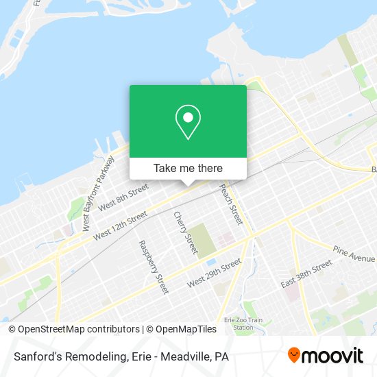 Sanford's Remodeling map