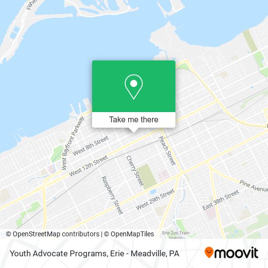 Youth Advocate Programs map