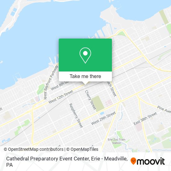 Cathedral Preparatory Event Center map