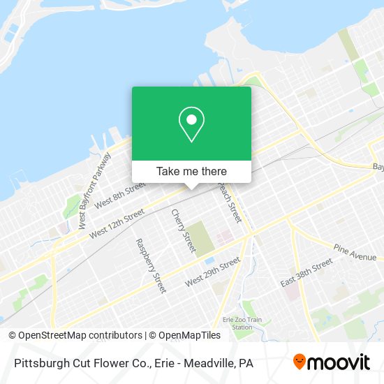Mapa de Pittsburgh Cut Flower Co.