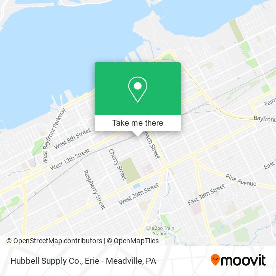 Hubbell Supply Co. map