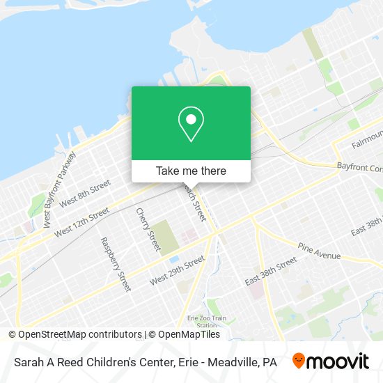 Mapa de Sarah A Reed Children's Center