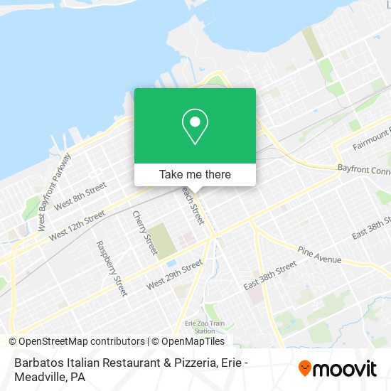 Barbatos Italian Restaurant & Pizzeria map