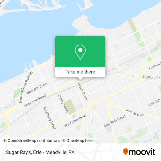 Mapa de Sugar Ray's