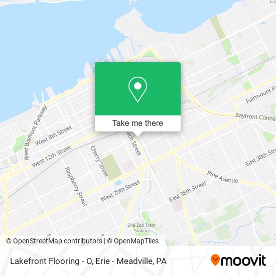 Mapa de Lakefront Flooring - O