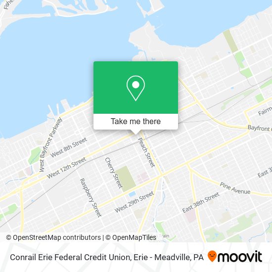 Conrail Erie Federal Credit Union map