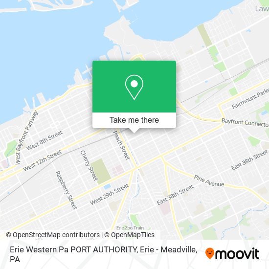 Mapa de Erie Western Pa PORT AUTHORITY