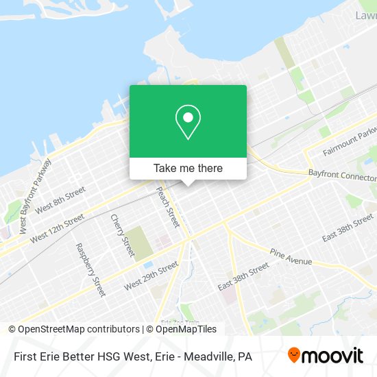 Mapa de First Erie Better HSG West