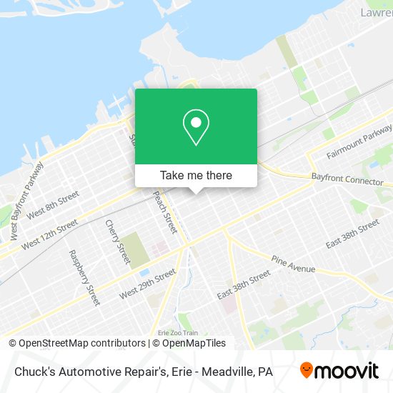 Chuck's Automotive Repair's map