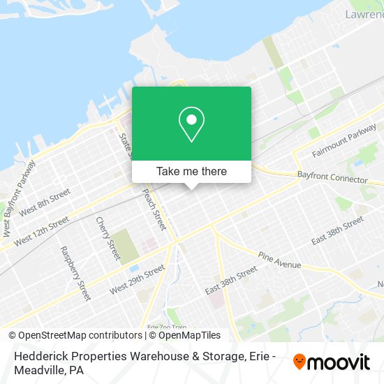 Hedderick Properties Warehouse & Storage map