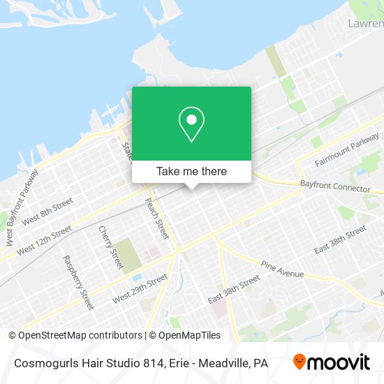 Cosmogurls Hair Studio 814 map
