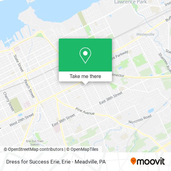 Mapa de Dress for Success Erie