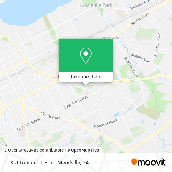 L & J Transport map