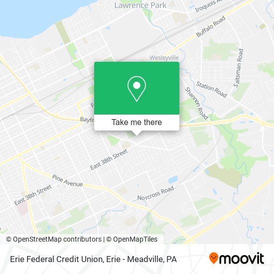 Erie Federal Credit Union map