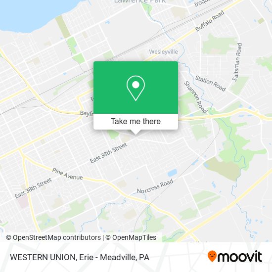 Mapa de WESTERN UNION