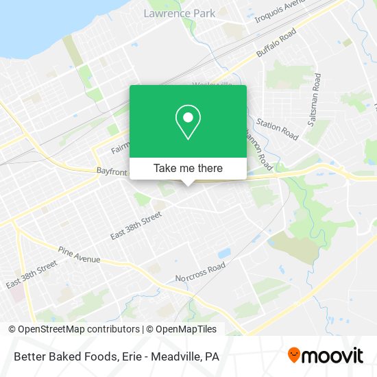 Better Baked Foods map