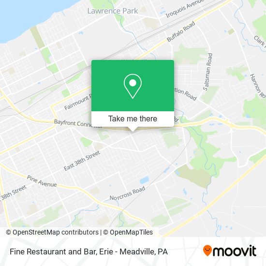 Fine Restaurant and Bar map