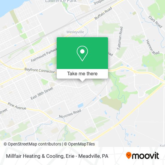 Mapa de Millfair Heating & Cooling