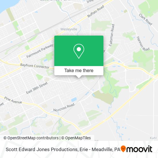 Scott Edward Jones Productions map