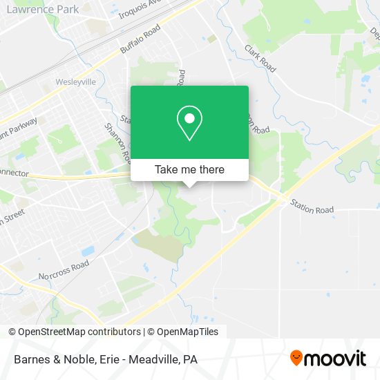 Barnes & Noble map