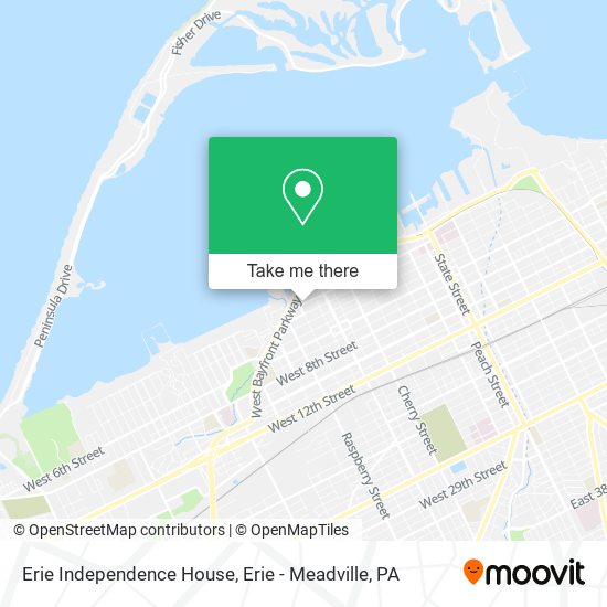 Mapa de Erie Independence House