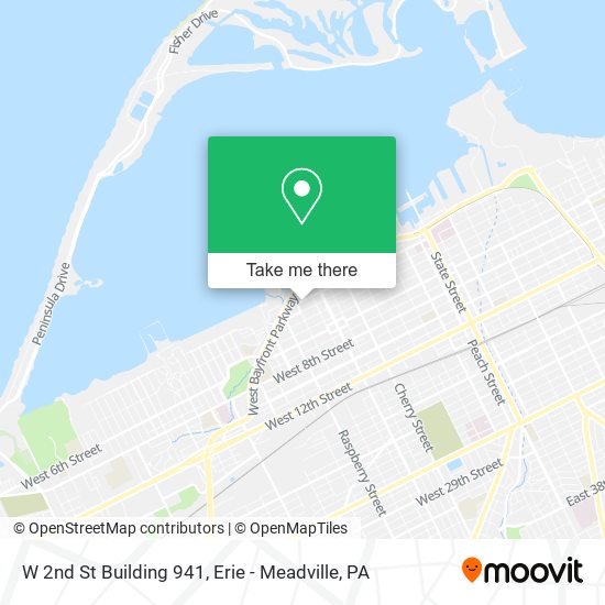 Mapa de W 2nd St Building 941