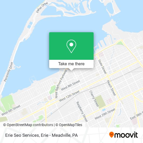 Erie Seo Services map