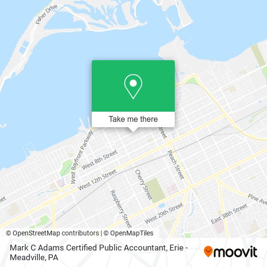 Mark C Adams Certified Public Accountant map