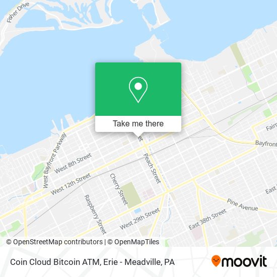 Coin Cloud Bitcoin ATM map