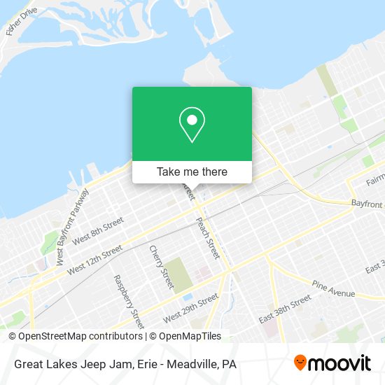 Mapa de Great Lakes Jeep Jam
