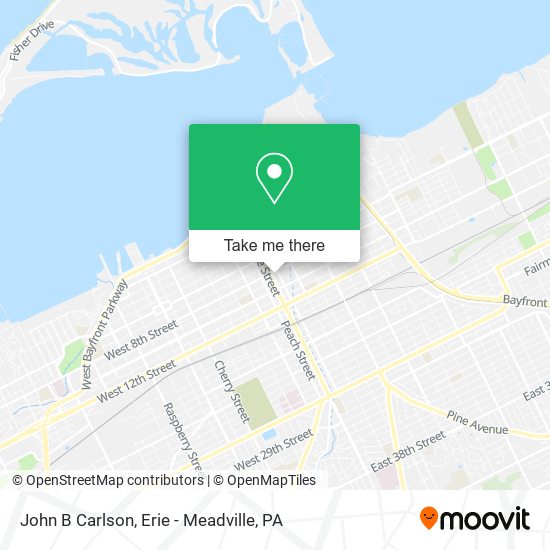 John B Carlson map