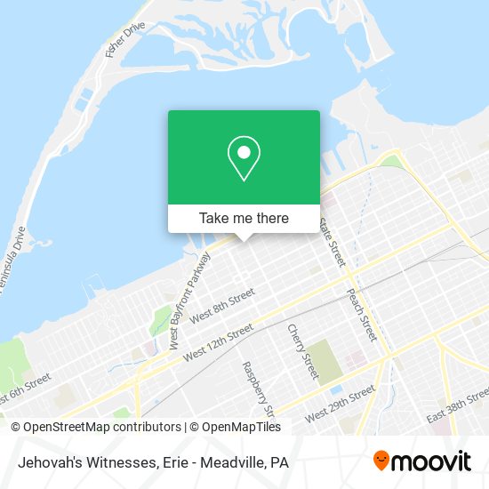 Jehovah's Witnesses map