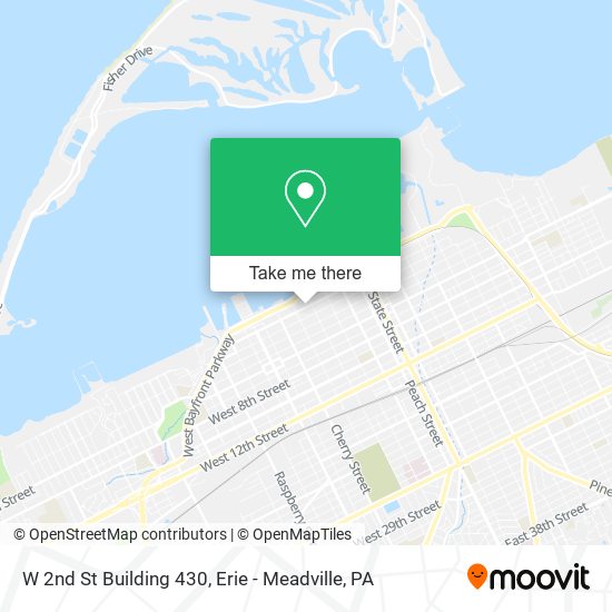 W 2nd St Building 430 map